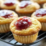 Easy Muffins Filled with Jam