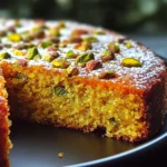 Flourless Orange Pistachio Almond Cake