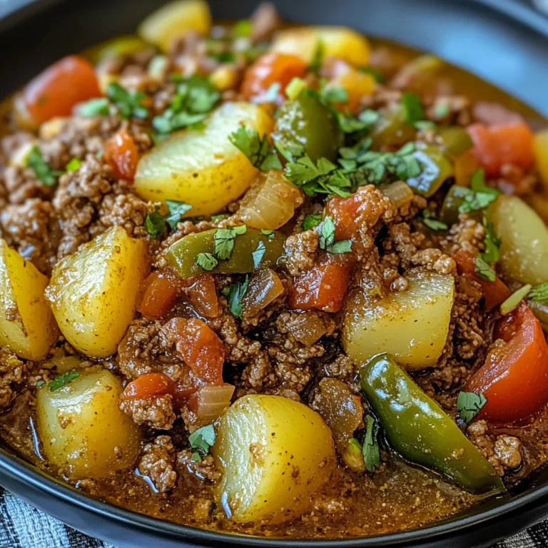 Green Chile Picadillo