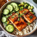 Honey Glazed Salmon Bowl: Quick, Healthy & Delicious Dinner