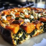 Irresistible Roasted Sweet Potato Kale Frittata Feta in 4 Easy Steps