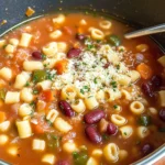 Italian Pasta Fagioli Soup Recipe
