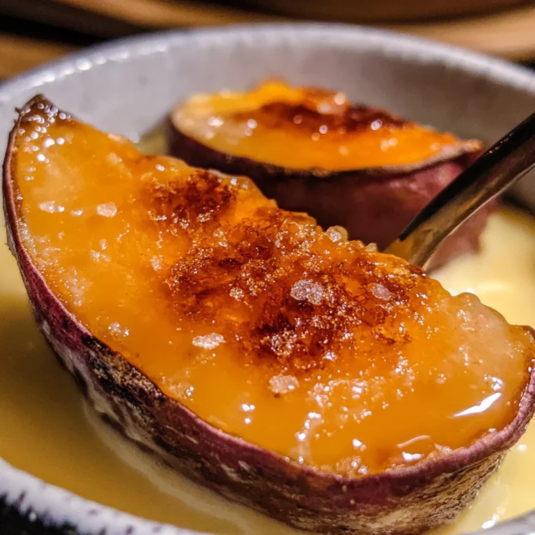 Japanese Sweet Potato Crème Brûlée