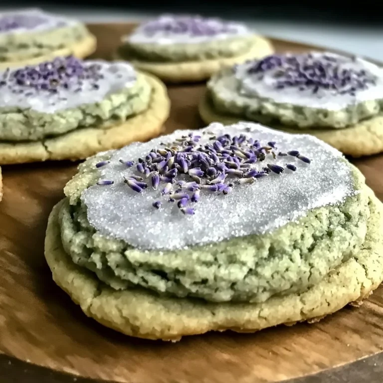 Perfect Matcha Lavender Sugar Cookies for a Unique Treat