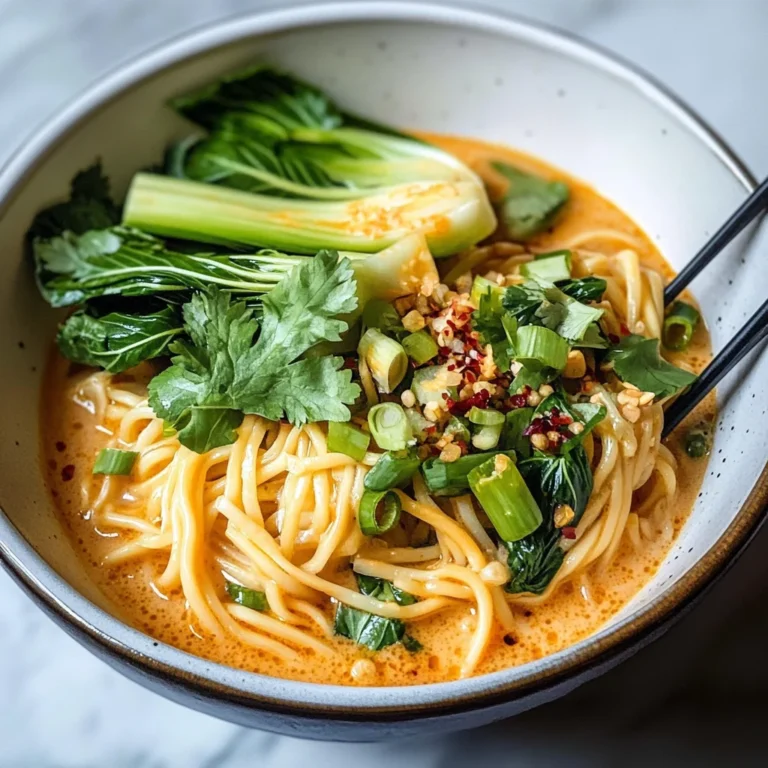 Quick Spicy Coconut Noodles