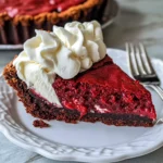 Red Velvet Brownie Pie
