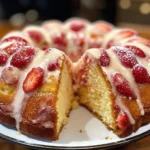 SOUR CREAM STRAWBERRY BUNDT CAKE