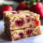 Strawberry Blondies {one bowl}