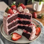 Strawberry Chocolate Cake