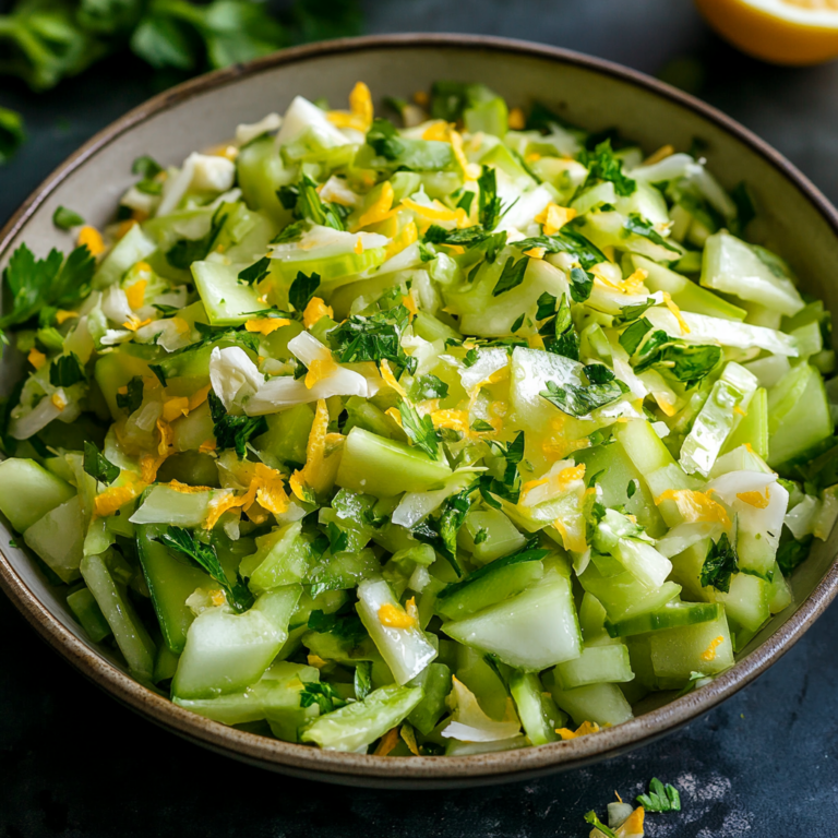 Celery Salad With Lemon Zest