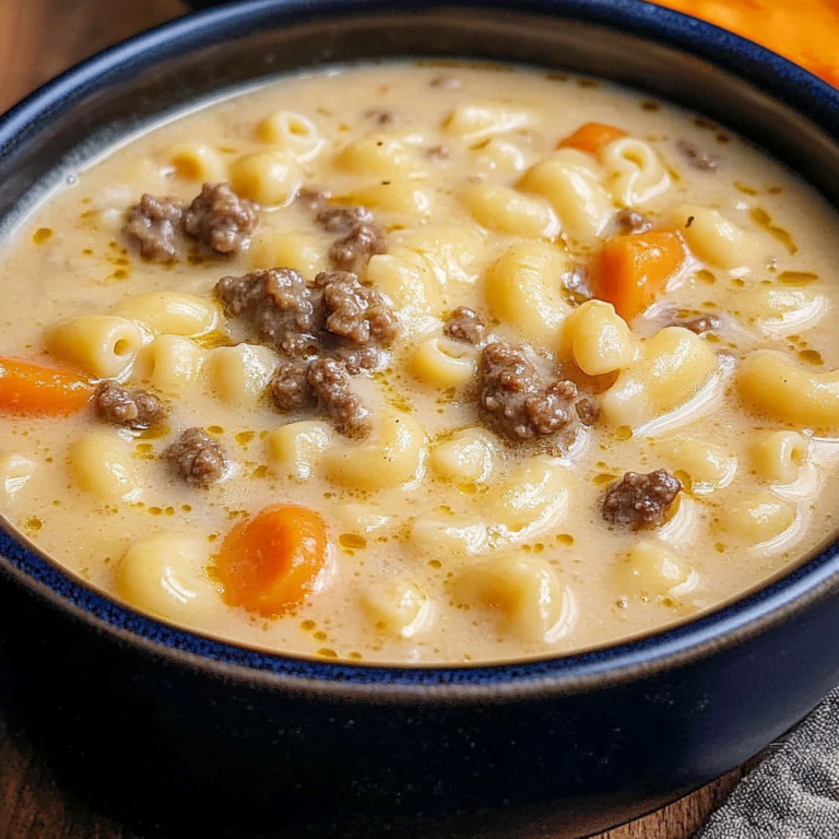 Cheeseburger Macaroni Soup: Creamy Comfort in Every Bowl