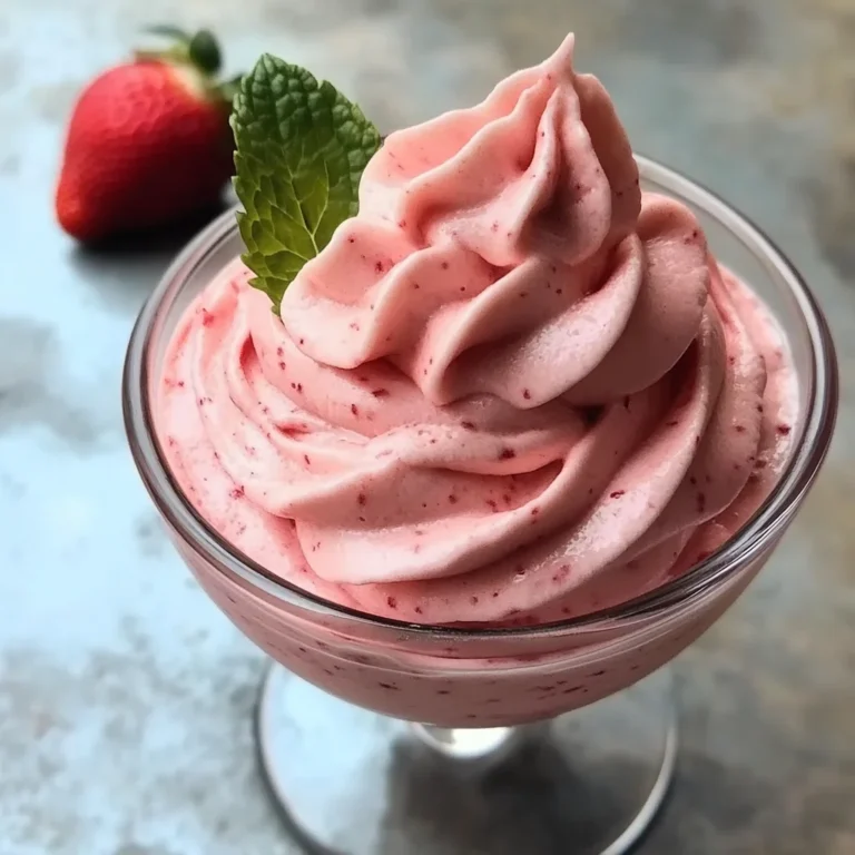 4-Ingredient Strawberry Mousse – So Light, So Dreamy!