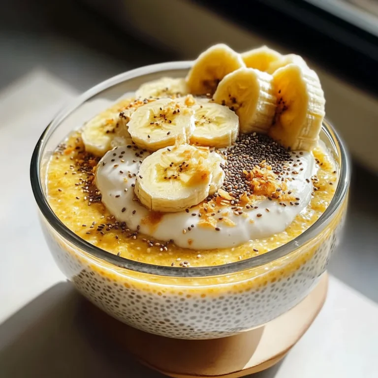 Banana Coconut Milk Chia Seed Pudding