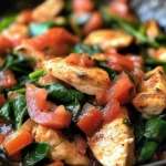 Chicken and Spinach Skillet Dinner