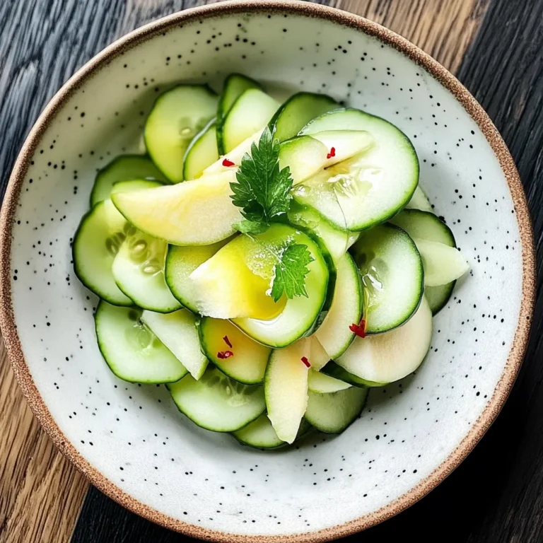 Cucumber Apple Salad