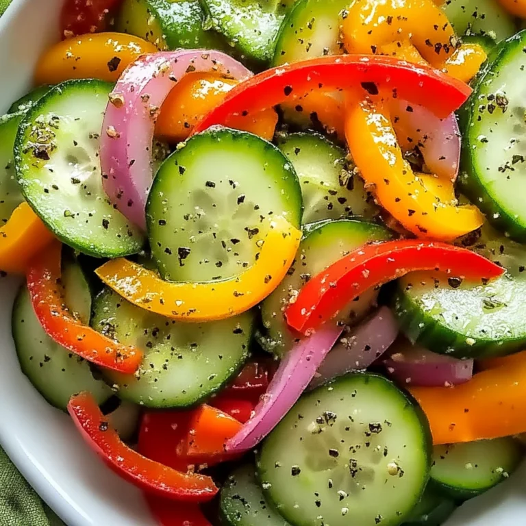 Cucumber Sweet Pepper Salad