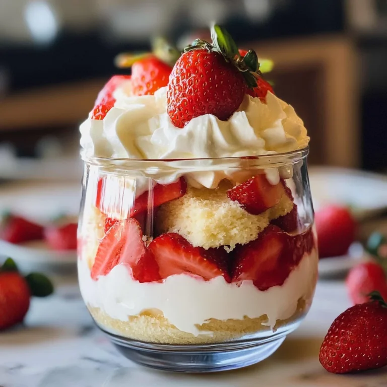 Easy Strawberry Shortcake Trifle