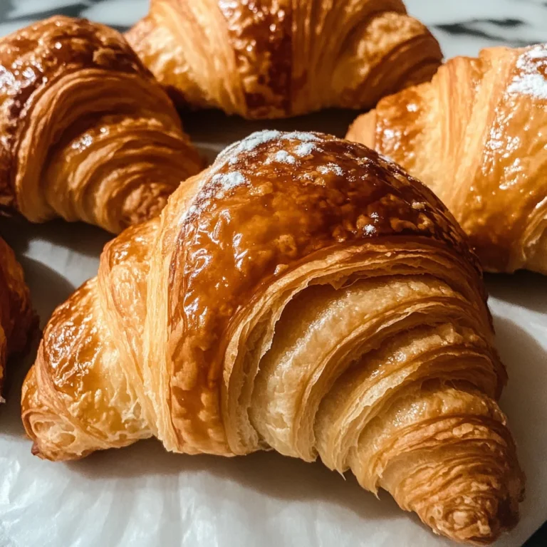 Golden Flaky French Croissants Made Easy in No Time
