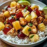 Juicy Pineapple Chicken and Rice! Easy Tropical Dinner