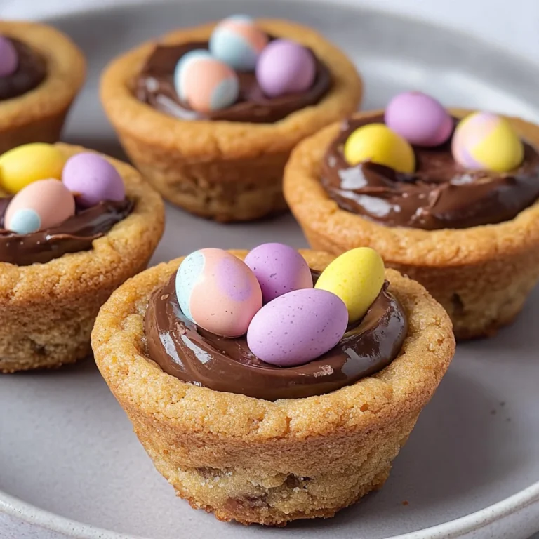 Mini Egg Cookie Cups