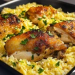 Oven Baked Chicken and Rice Recipe