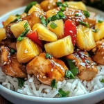Pineapple Chicken and Rice: Quick Tropical Delight for Dinner
