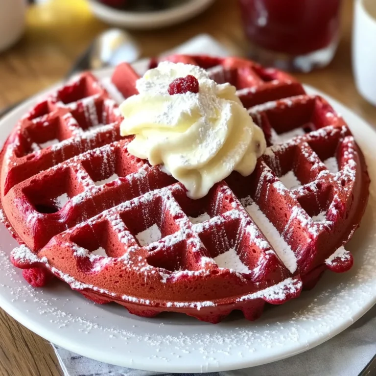 Red Velvet Waffles