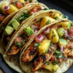 Refreshing Pineapple Chicken Tacos