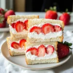 Strawberry Cream Sandwiches