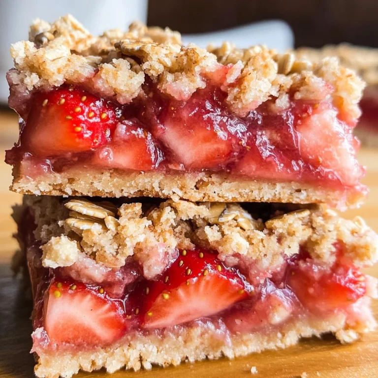 Strawberry Oat Bars