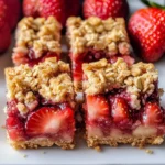 Strawberry Oatmeal Crumble Bars Recipe