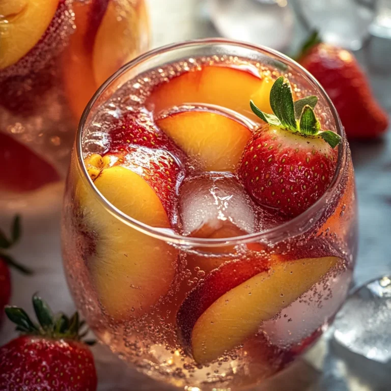 Strawberry Peach Sangria