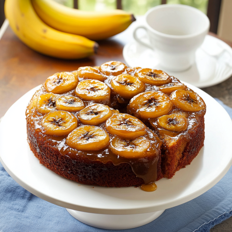 Banana Foster Upside Down Cake