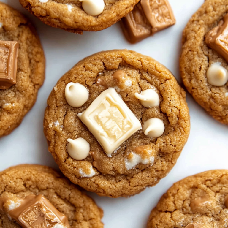 Biscoff Cookie Butter White Chocolate Chip Cookies