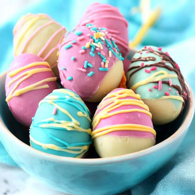 Easter Egg Cookie Dough Truffles