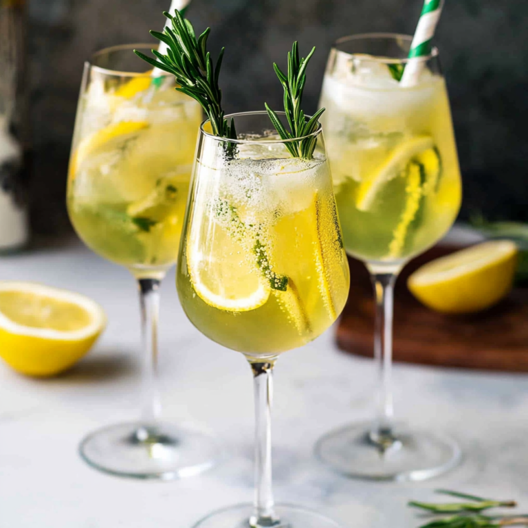 Limoncello Spritz mocktail Recipe