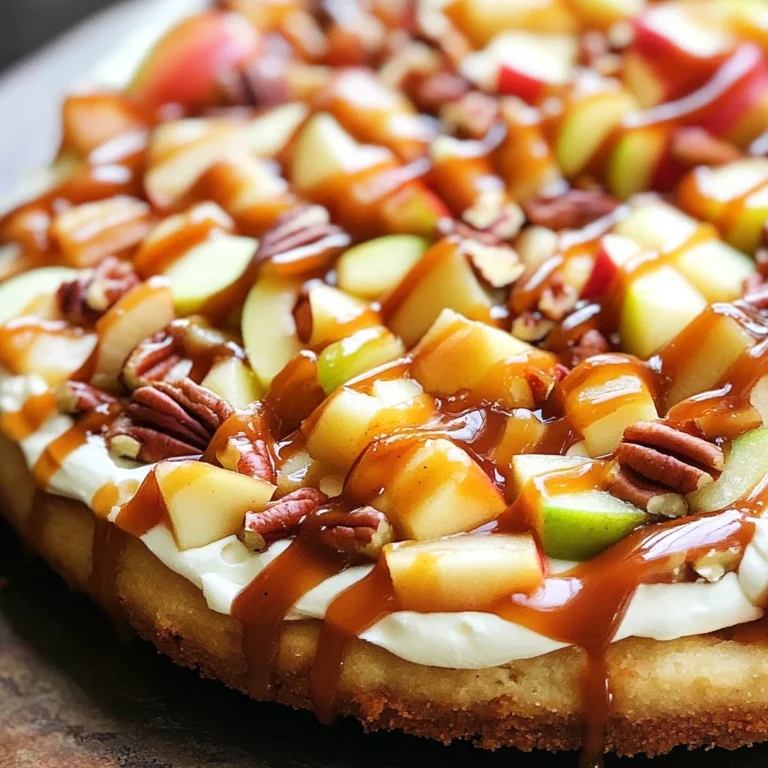 Caramel Apple Fruit Pizza