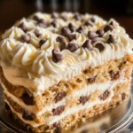 Chocolate Chip Cookie Cake Recipe with Buttercream Frosting