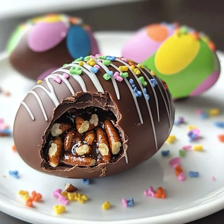 Chocolate Turtle Easter Eggs