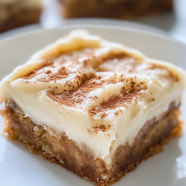 Cinnamon Roll Bars with Cream Cheese Frosting