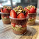 Dubai Chocolate Strawberry Cups Recipe