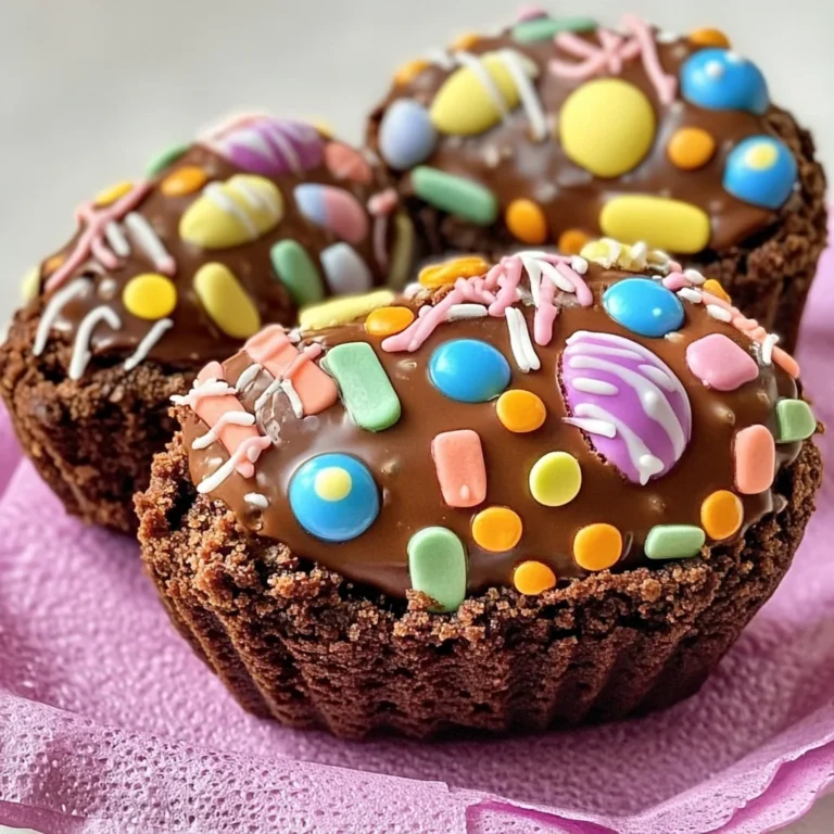 Easter Egg Brownies
