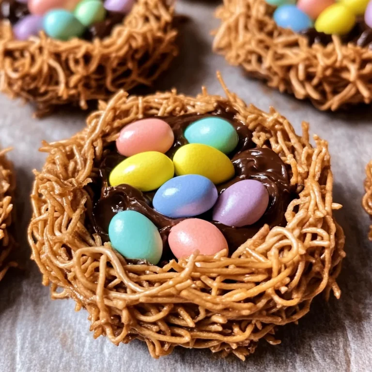 Easy Birds Nests Cookies Recipe