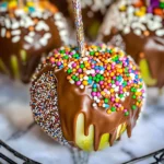 Easy Caramel Blinged Out Apples
