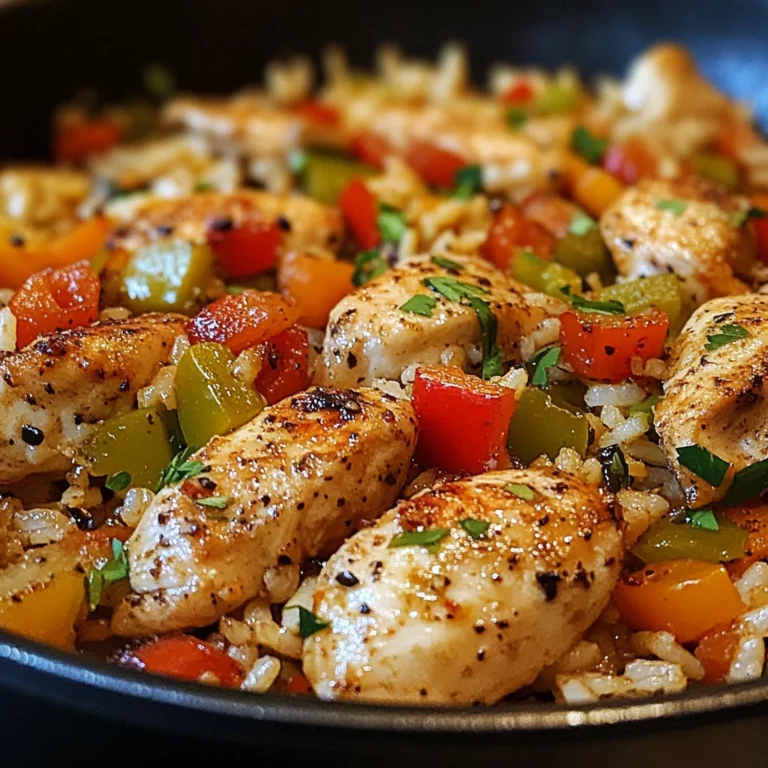 Easy Chicken Pepper Rice Skillet Recipe for Bold, Home-Cooked Flavor