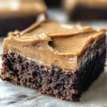 Frosted Coffee Brownies