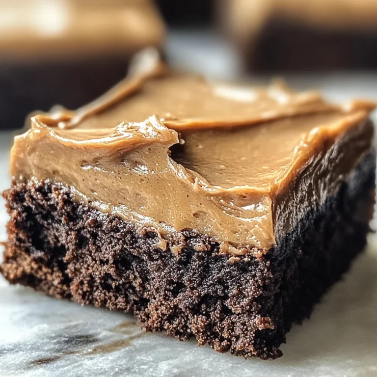 Frosted Coffee Brownies