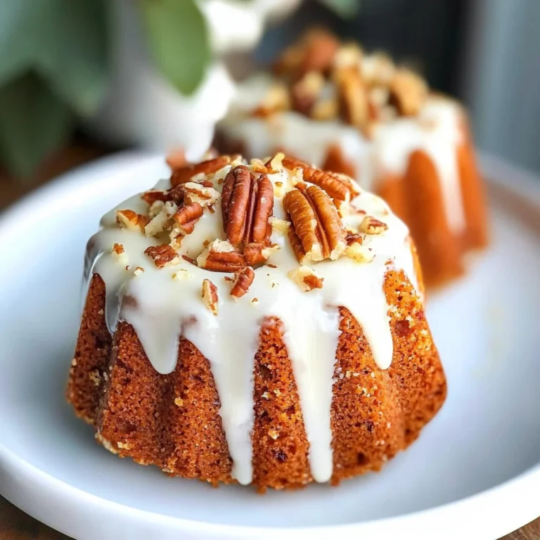 Hummingbird Mini Bundt Cakes