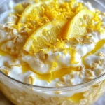 Lemon Cheesecake Overnight Oats
