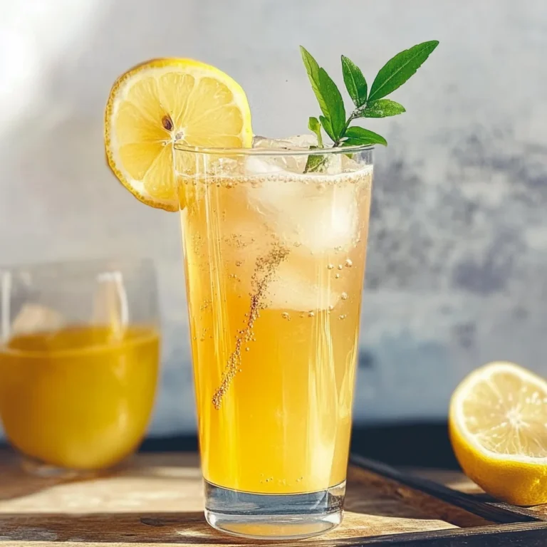 Lemon Verbena Spritz Cocktail Recipe